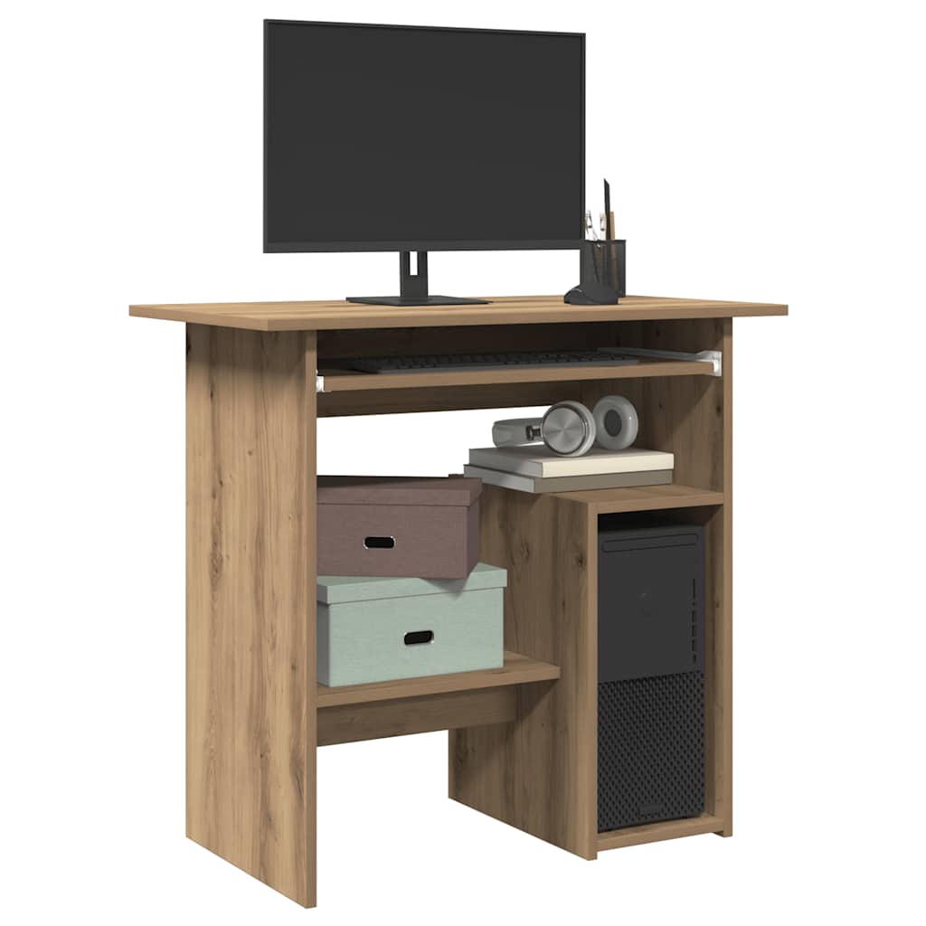 Desk Artisan Oak 80x45x74 cm Engineered Wood